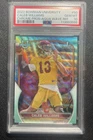 2022 Bowman Chrome U Caleb Williams Aqua Wave Refractor 117/299 PSA 10