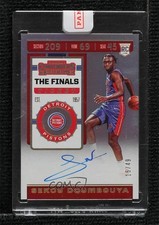 2019-20 Panini Contenders The Finals Ticket 15/49 Sekou Doumbouya #116 Auto 01bj