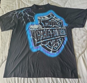 Harley Davidson Lightning Shirt | eBay