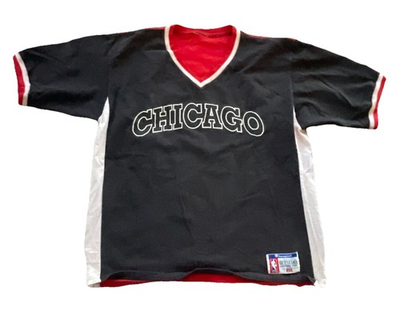 #ad Vintage 1990s Chicago Bulls Official Shooting Shirt Champion Men’s XL NBA $89.99