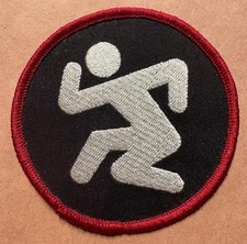 Skankin Patch 3" new moshpit ska punk dri mdc socialdistortion vtg 80s blackflag