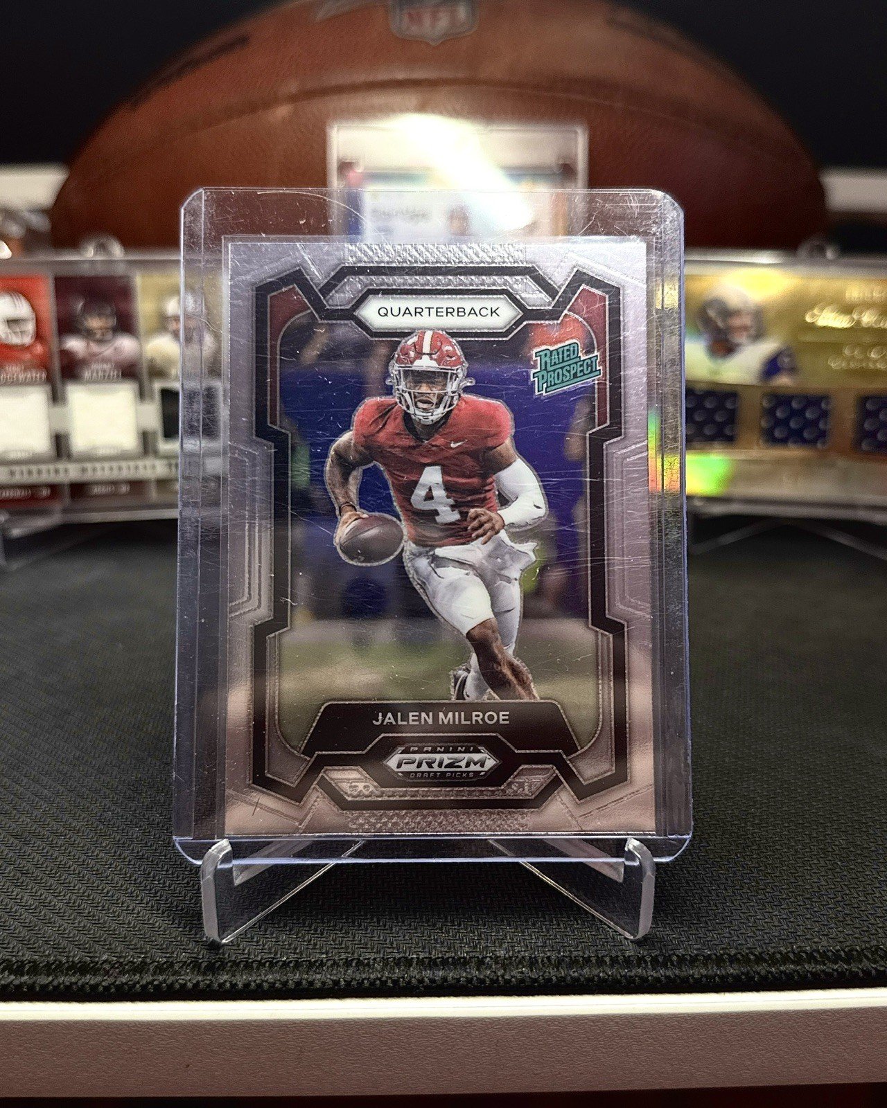 2024 Prizm Draft Picks - JALEN MILROE- Base Rated Prospect- Alabama #122