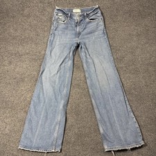 Abercrombie  Fitch 90s Relaxed Jeans Womens 10 Light Wash High Rise Distressed