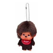 Monchhichi Big Face SS Boy Keychain Sekiguchi New From Japan