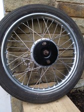 BSA BANTAM D7/10/14 FRONT WHEEL WITH BRAKE PLATE /SHOES