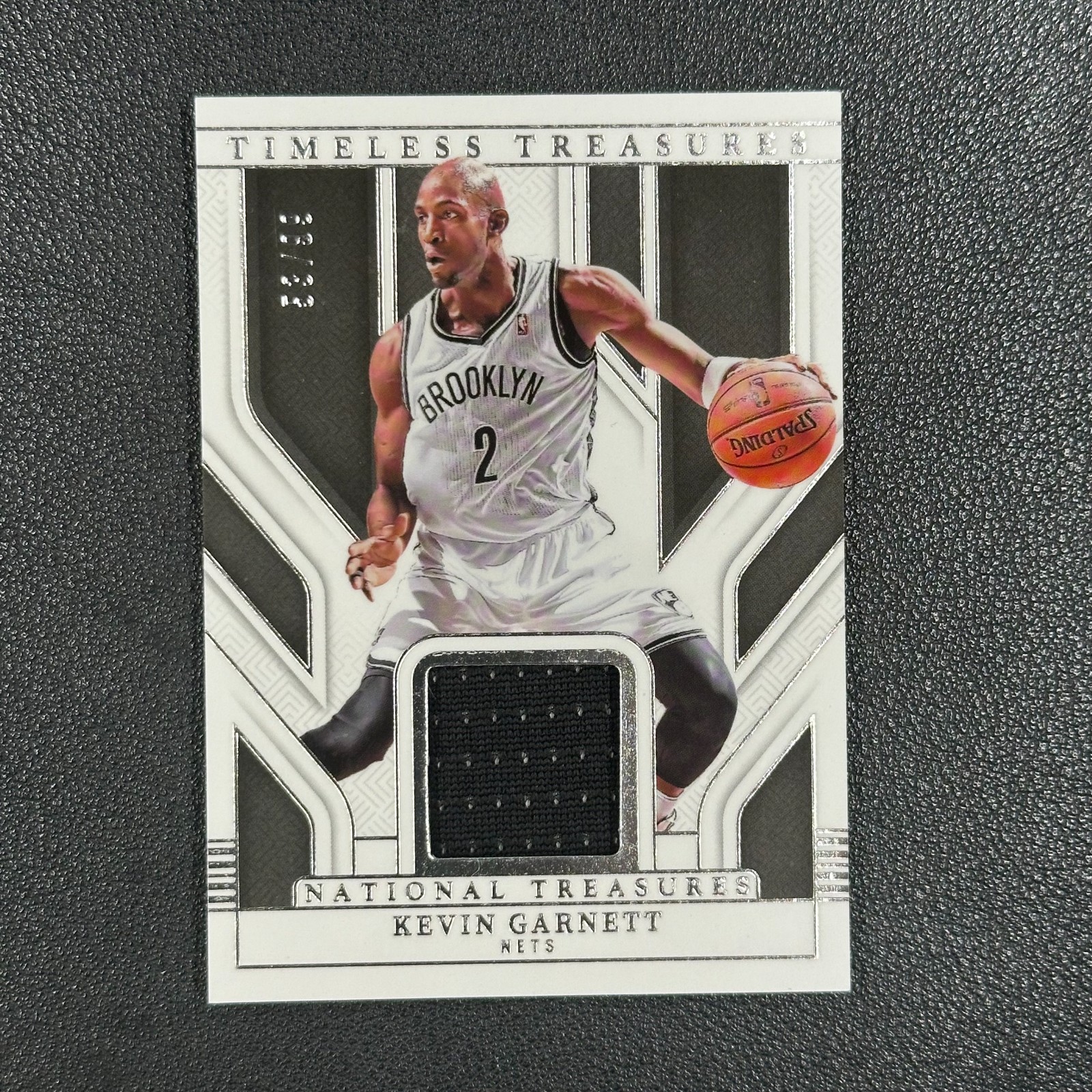 2024-25 Panini National Treasures Kevin Garnett Jersey /99#HC view 1