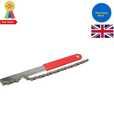 Ergonomische blaue Kettenpeitsche für 7, 8, 9 & 10 Geschwindigkeiten - Edelstahlkopf