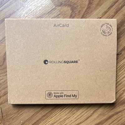 ROLLINGSQUARE AirCard GPS Tracking Device Compatible with Apple Find My AIR01