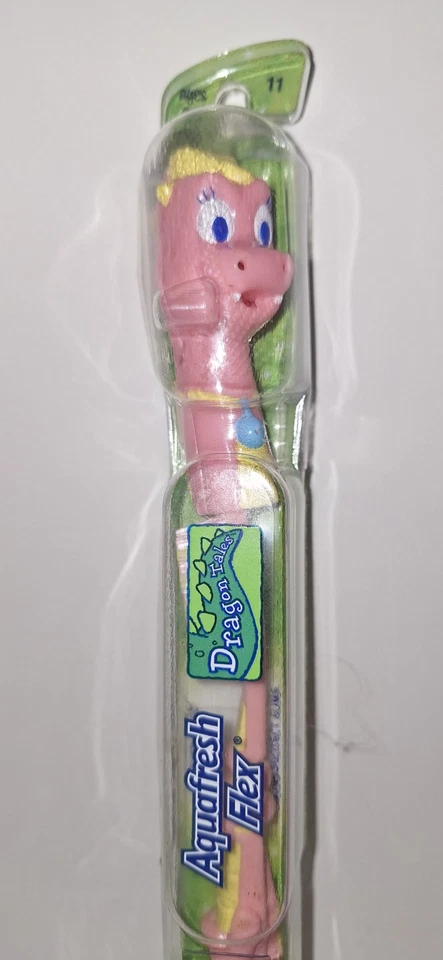 Nuevo cepillo de dientes vintage Dragon Tales para niños Cassie LEER Foto 2 de 4