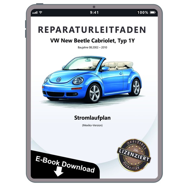 VW New Beetle Cabrio Mexico StromlaufpläNe Sicherungsbelegung Elektrik Download-image