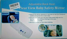 Adjustable Back Seat Clear View Baby Safety Car Mirror, Safety Car Seat Mirror
