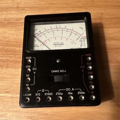 EICO Truvohm 4A3 Vintage Handheld Analog Multimeter AC/DC V & DC A Ohms