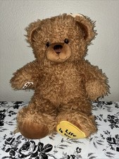Build a Bear Plush Life is Good Plush Teddy Brown Shaggy Fur Stuffed Animal 2016