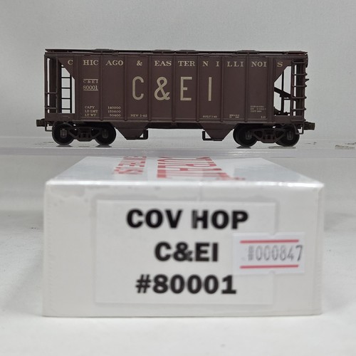 Tolva cubierta Accurail escala HO personalizada C&EI #80001 | Zustand: Used