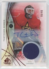 2024 Upper Deck SP Game Used All-Stars Red Jersey /65 Thatcher Demko #124 Auto