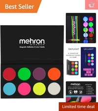 Makeup Paradise FX Neon UV 8 Color Palette - Professional Water-Activated Paint