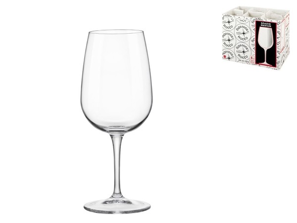 Bormioli Rocco Set Von 6 GläSern Medium Spazio Aus Klarem Glas 40 Cl-image