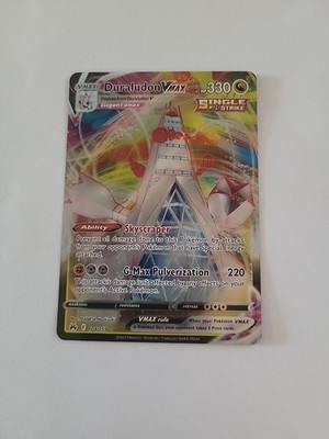 Pokémon TCG Duraludon VMAX Ultra Rare Crown Zenith Card 104/159