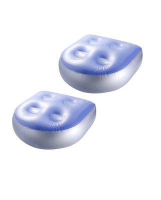 2Pcs 2Stück Spa Booster Sitzkissen Aufblasbares Kissen für Whirlpool Pool Weich 