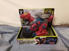 Cybotronix M.A.R.S. DINOFORCE 6” RED DINOSAUR WITH EYES/MOUTH LIGHT UP NEW!