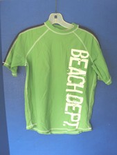 GAP Green  Navy Blue BEACH DEPT. RASH GUARD Youth XXL 14/16 