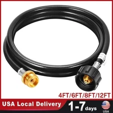 4FT 6FT 12FT Propane Hose Propane Adapter Hose 1lb to 20lb Propane Tank Hose