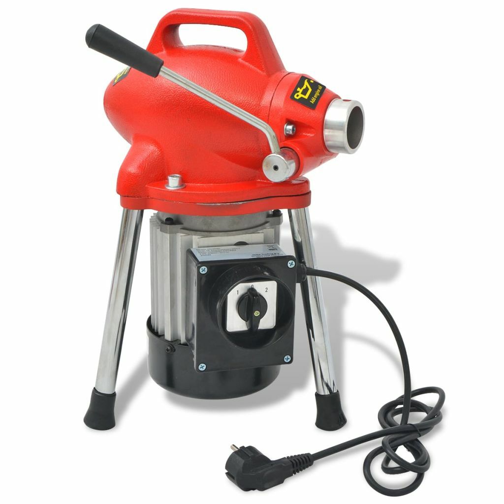 vidaXL Máquina de Limpieza de Tuberías 250 W Desagües Desatascadora Accesorios s l1600 - vidaXL Máquina de Limpieza de Tuberías 250 W Desagües Desatascadora Accesorios