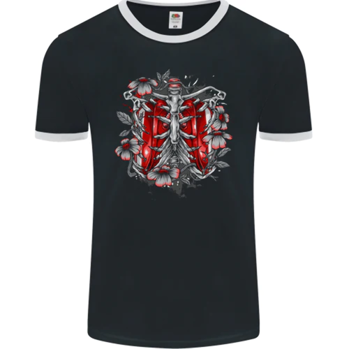 Gothic Rib Cage Skelett Totenkopf Goth Fantasy Herren Damen Kinder Unisex - Bild 36 von 102