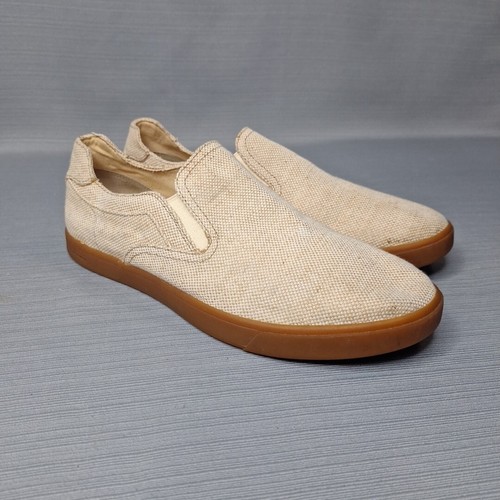 Ugg Tobin Slip On Canvas Loafers Casual Shoes Sand Beige 1011979 Men's Size 11.5 - Picture 8 of 13