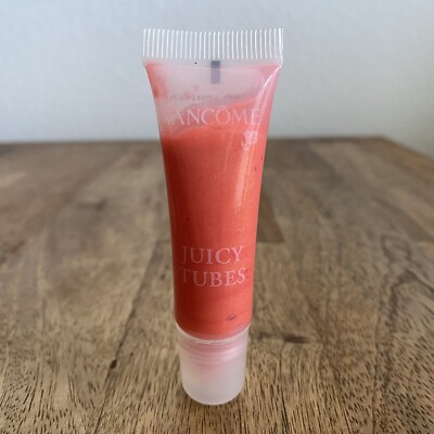 LANCÔME JUICY TUBES YOGA VANILLA LIP GLOSS ULTRA SHINY STICKY PEACH GOLD SPARKLE