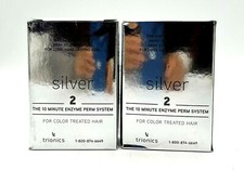 Trionics Silver 2 The 10 Minute Enzyme Perm For Color Treated Hair-2 Pack