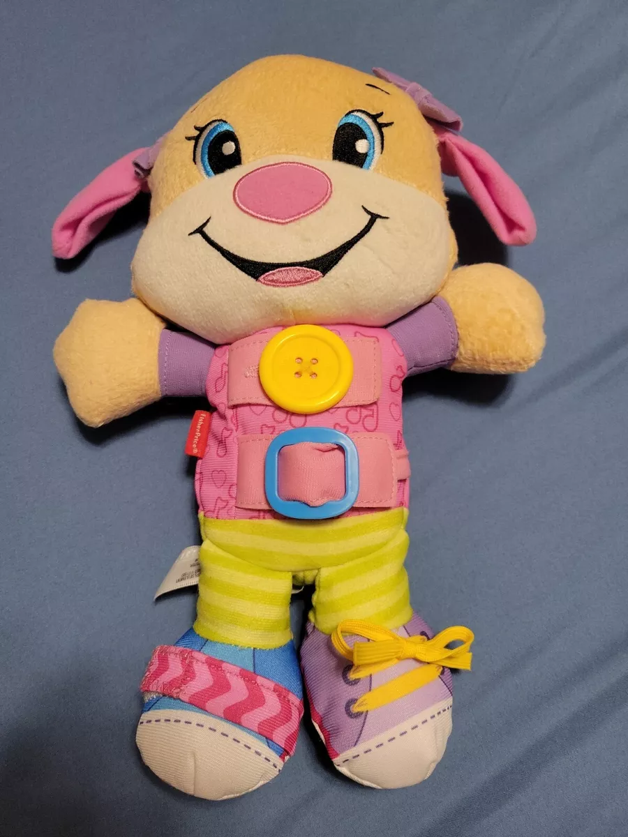 Fisher price laugh and learn sale to dress puppy