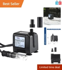 120 GPH Submersible Fountain Pump with 6' Cord - Durable Outdoor Water Solution