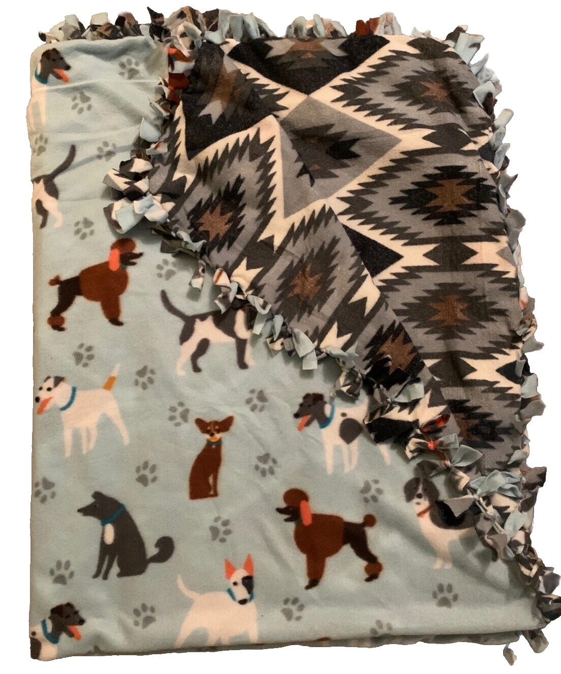 Colchas tejidas y Mantas Manta Polar Handmade