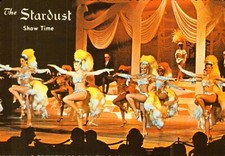 The Stardust 'Show Time' Las Vegas, Nevada Girls c1960 Continental Postcard. N