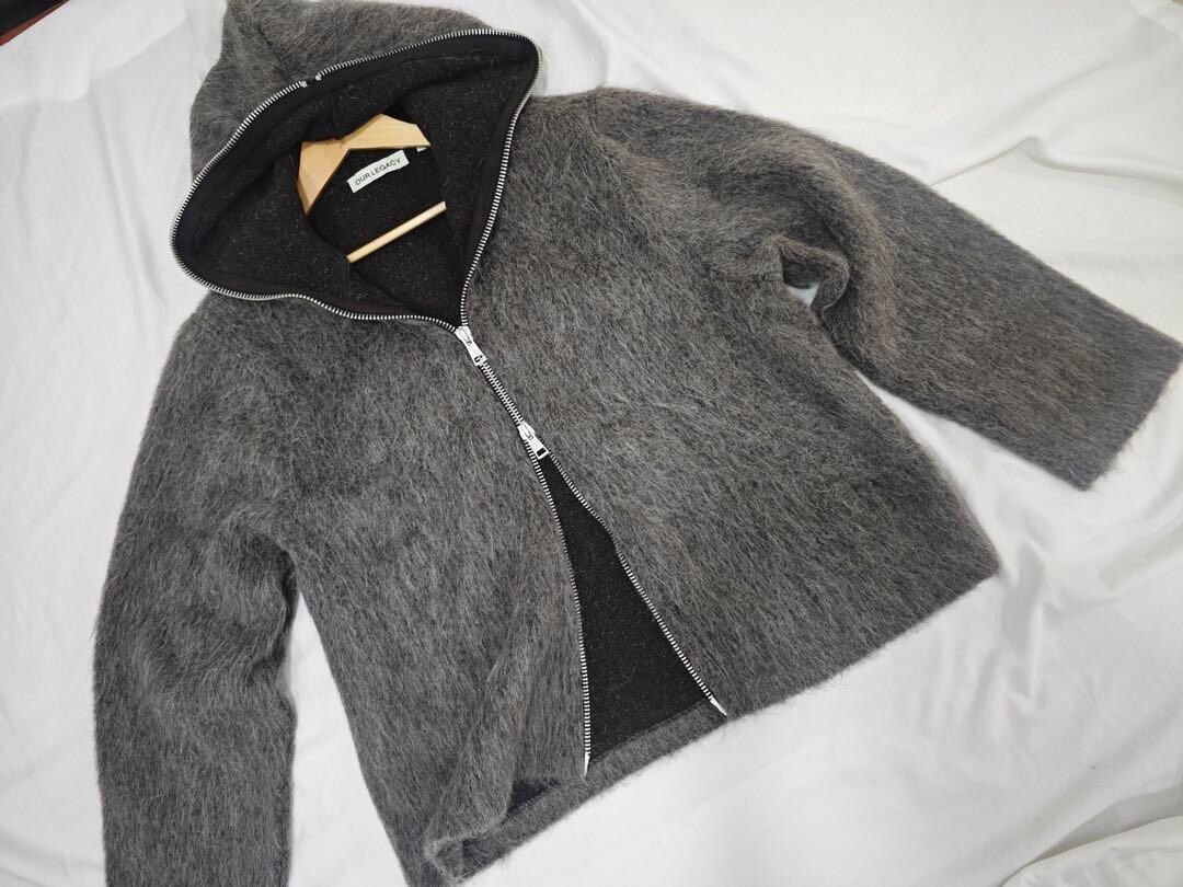 OUR LEGACY mohair 48 full zip hoodie #0405 Size : L very