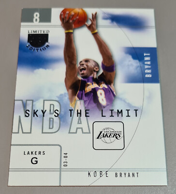 Kobe Bryant # 8 of 20 SL 2003 Skybox L.E. Sky's The Limit FLEER/SKYBOX