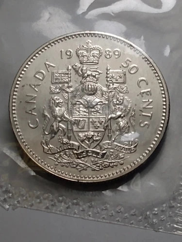 1989 Canada 50 Cents — photo from the most recent tracked eBay sale