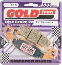 Goldfren S33 Brake Pads Rear For Kawasaki ZZR 1100 (ZX 1100 C1-C3) 1990-1992