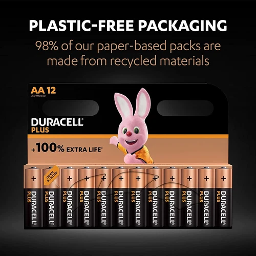 Duracell Plus Power AA AAA Batteries Alkaline Long Lasting LR03, LR6 Far Expiry - Picture 6 of 14