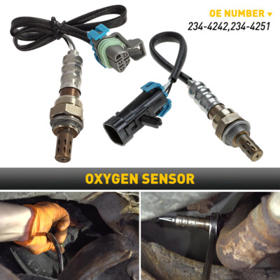 2PCS For 2010 Chevrolet Equinox/GMC Terrain 2.4L Up+Downstream Oxygen Sensor O2