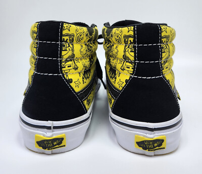 Vans x Spongebob Mike Gigliotti Sk8-Hi Skate Shoes Sneakers Mens