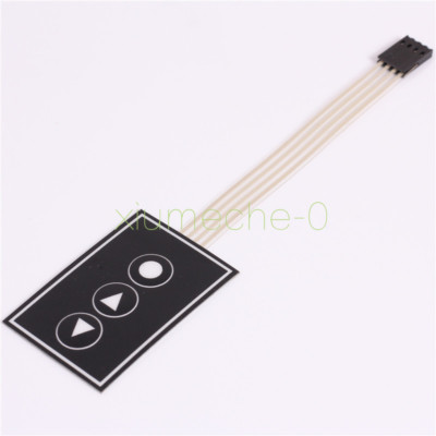 1x3 Matrix Array 3Key 1*3 Keys Membrane Switch Keypad Keyboard 36*55mm M8