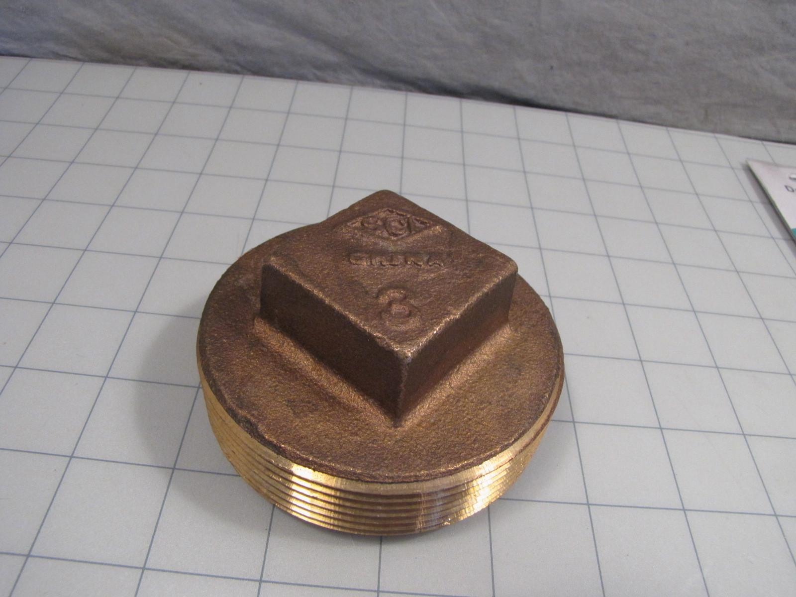 Smith Cooper SCI 3" Bronze Threaded Plug Fitting NEW