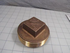 Smith Cooper SCI 3" Bronze Threaded Plug Fitting NEW