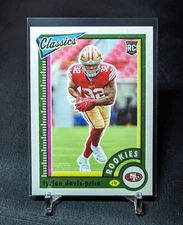 Tyrion Davis-Price Rookie RC 2022 Panini CLASSICS Football Card #171 49ers