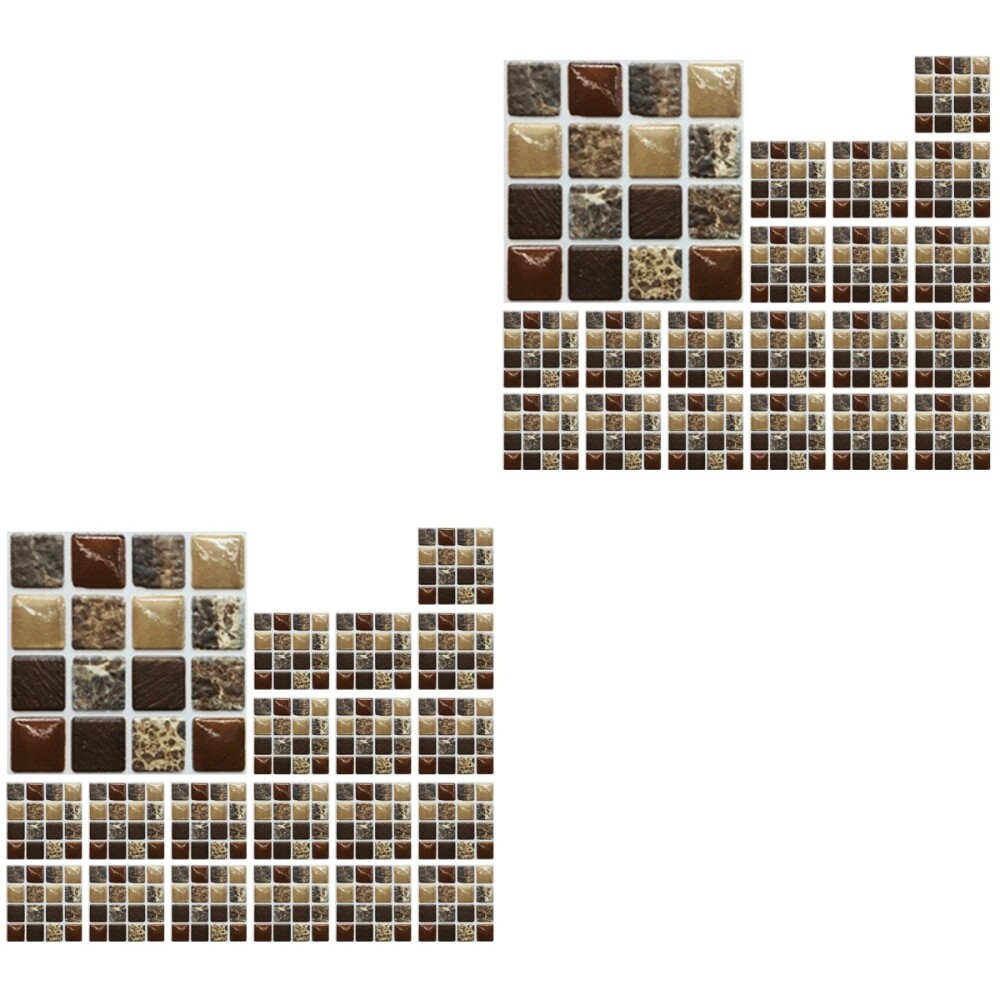 20pcs Home Mosaic Pattern Bathroom Peel And Stick Tiles Mosaic Tile