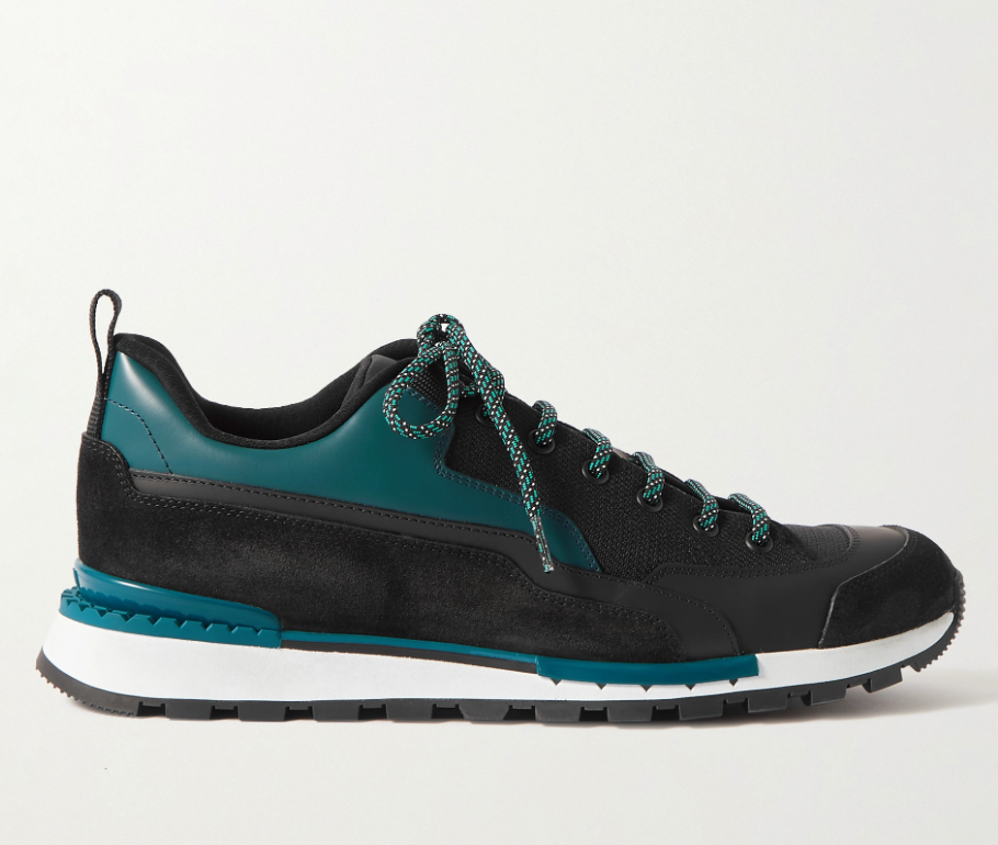 Berluti Men's Fast Track Leather Sneaker Venezia Scritto Berluti Men's Fast Track Leather Sneaker Venezia Scritto