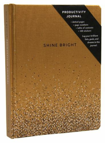 Shine Bright Productivity Journal, Gold by 