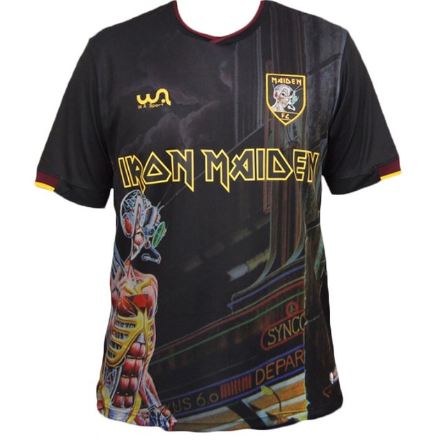 Somewhere in Time Iron Maiden Limited Edition Soccer Jersey Wa Sports eBay